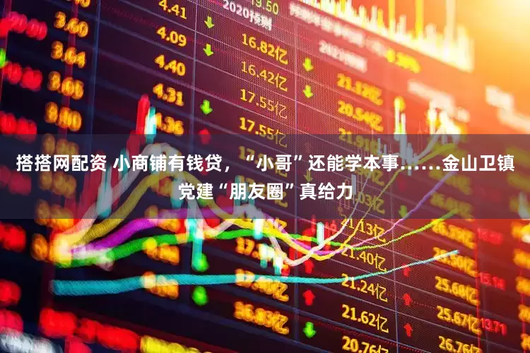 搭搭网配资 小商铺有钱贷，“小哥”还能学本事……金山卫镇党建“朋友圈”真给力
